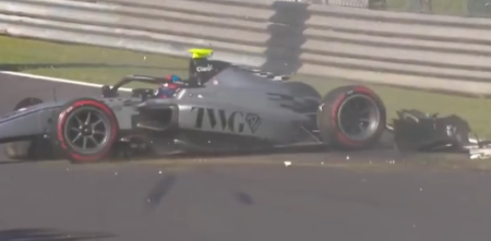 El fuerte accidente de Colton Herta en el primer ensayo de F2 en Monza