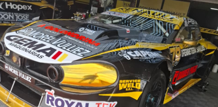 TC: Facundo Chapur lideró la única tanda cronometrada bajo la nieve