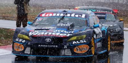 ¡Ni la nieve lo detuvo! Josito Di Palma logró la pole position del TC en el autódromo de San Luis