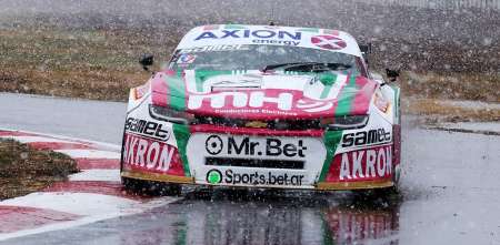 TC: complicado por la nieve: la difícil clasificación de Agustín Canapino en San Luis