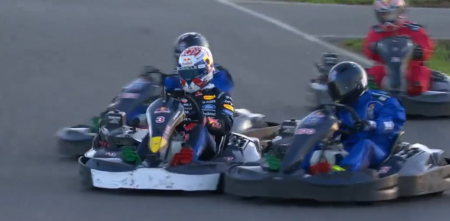 Cómo salió Max Verstappen vs. los 100 kartings