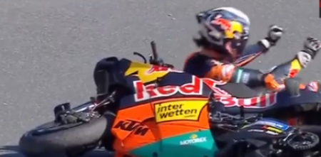 El divertido festejo de Pedro Acosta en Austria luego de triunfar por primera vez
