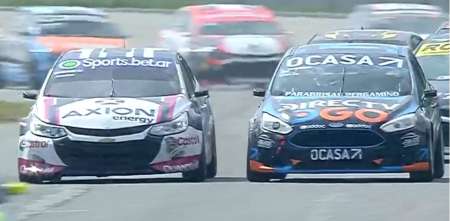 La pelea entre Canapino y Pernía en la primera serie de la Clase 3 del TN APAT
