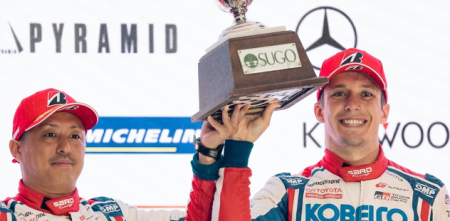 Sacha Fenestraz finalizó 2do en Sugo y logró su primer podio de la temporada en Súper GT