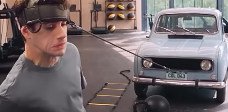 Súper Colapinto: el singular video de su entrenamiento en medio del GP de Azerbaiyán