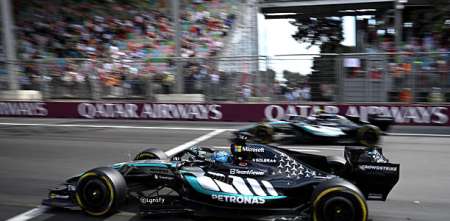Mercedes cambia la filosofía del W17 con una gran evolución para el GP de Bahréin de la F1 en Malasia