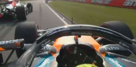 Lando Norris casi provoca un desastre en el GP de Malasia