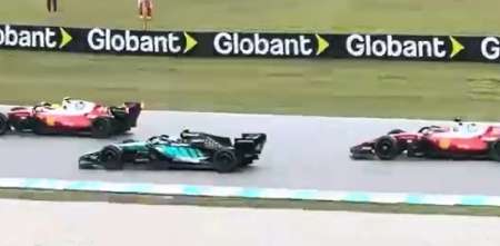 Un fanático captó el instante exacto de la falla que afectó a varios F1 en Malasia