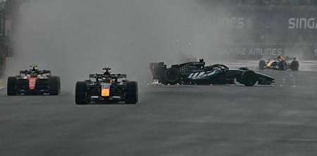 Russell explicó qué provocó su insólito accidente cuando lideraba la Sprint de F1 en Singapur