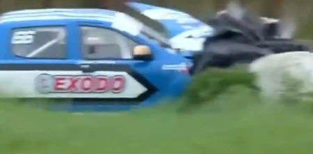 Fuerte despiste de Tadei en el segundo ensayo del TC Pick Up en La Plata