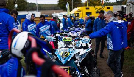 El equipo argentino de quadcross pasó la verificación técnica 