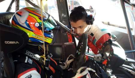 Moggia, en el segundo entrenamiento  