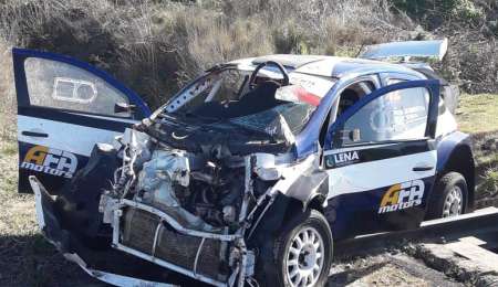 Tragedia en una prueba de Rally en Azul