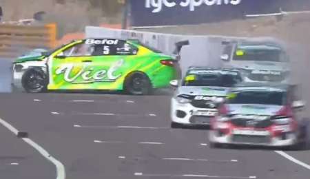 Fuerte piña de la Fiat Competizione en San Juan