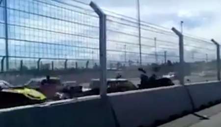 El accidente en La Pedrera desde la cámara de un aficionado