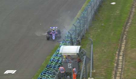 Fuerte golpe de Albon en el segundo ensayo