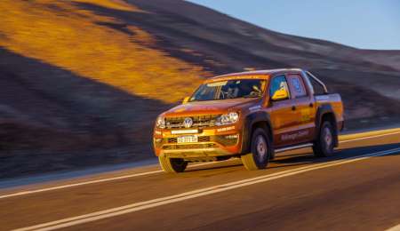 Con una Amarok desde Alaska a Tierra del Fuego en tiempo récord