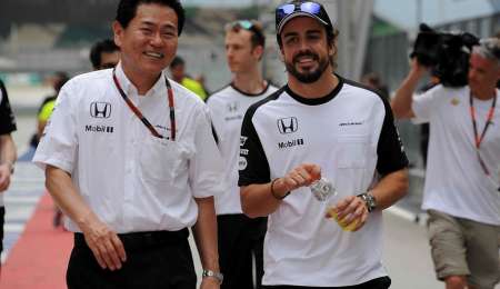 Honda trabaja para mejorar y satisfacer a Alonso