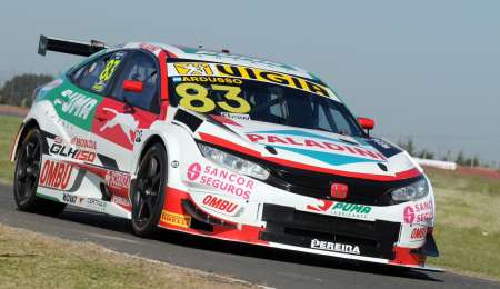 Ardusso, el más rápido del primer ensayo