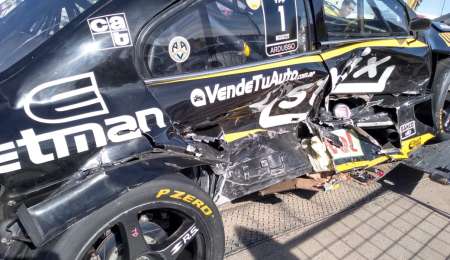 Ardusso víctima de la pared