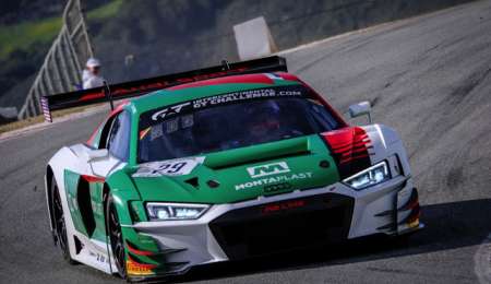 Pechito López empezó los ensayos con el Audi R8 en Spa