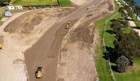 F1: Siguen las obras en Melbourne 