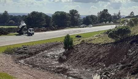 En distintas obras se trabaja en el autódromo de Balcarce 