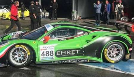 Balbiani corre con la Ferrari en Monza