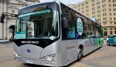 Chile tendrá autobuses eléctricos comprados a BYD de China