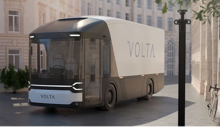 Así es el camión eléctrico diseñado para evitar accidentes con peatones