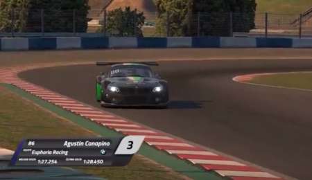 Podio para Canapino y punta del campeonato en el Turismo GT de Brasil