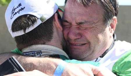 Emoción de Agustín Canapino por el cumpleaños de su padre Alberto