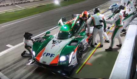 El blooper de Canapino en la noche de Daytona