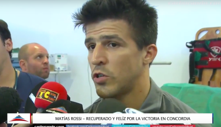 Rossi: "Estoy feliz por esta victoria" 