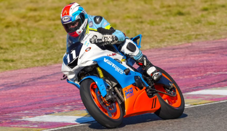 Marcelo Varbaro: "La moto funcionó muy bien"