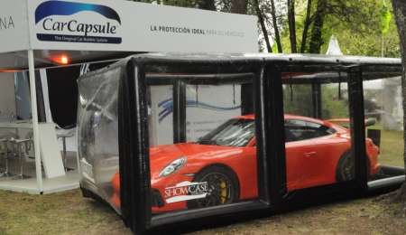 La burbuja que protege a los autos y a las motos