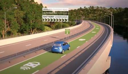 Las rutas del futuro recargarán autos eléctricos mientras circulan
