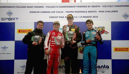 Carrara subió al podio en Paul Ricard