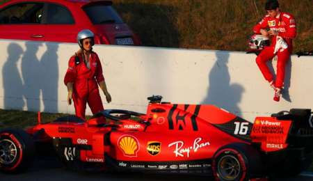 Leclerc empezó con el pie derecho en Ferrari