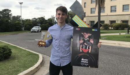 Martín Chialvo recibió el Premio Estímulo en Córdoba