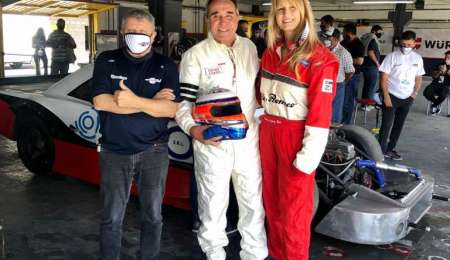 "Cocho" López y un Campeón del Mundo giraron en un TC 