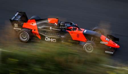 Colapinto salió a pista en Barcelona