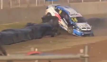 Así fue el aparatoso accidente de Matías Cravero