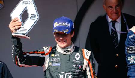 Fenestraz subió al podio en Mónaco