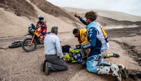 Dakar: un Benavídes, en el auxilio a un español tras un accidente