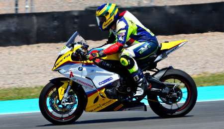 Danilo Lewis, marcó el ritmo en el Superbike Latino
