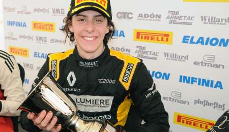 Dapero entrenó en Watkins Glen