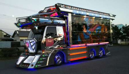 Dekotora: la moda japonesa de tunear camiones