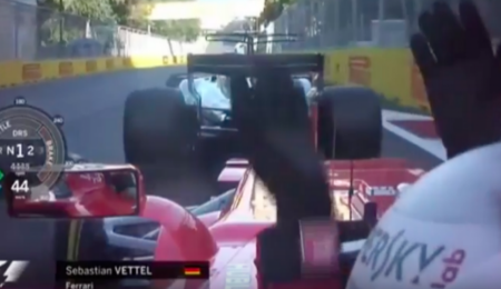 La polémica Vettel-Hamilton en Bakú 2017