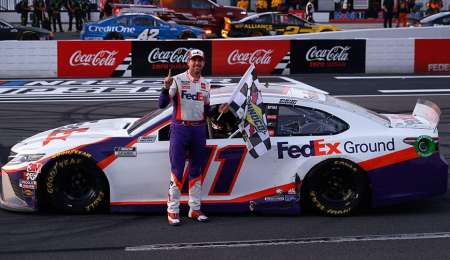 Nascar en Talladega: Triunfo emocionante de Hamlin sobre la línea